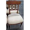 Image 12 : Qty 8 Wooden Chairs with Upholstered Seats, 37.5" Back Ht., Seat 21"W
