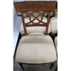 Image 13 : Qty 8 Wooden Chairs with Upholstered Seats, 37.5" Back Ht., Seat 21"W