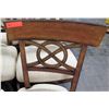 Image 3 : Qty 8 Wooden Chairs with Upholstered Seats, 37.5" Back Ht., Seat 21"W
