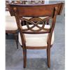 Image 8 : Qty 8 Wooden Chairs with Upholstered Seats, 37.5" Back Ht., Seat 21"W