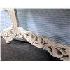 Image 16 : White Painted Wooden Relief-Carved Regency Side Table 55" 25"D, 38"H