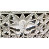 Image 19 : White Painted Wooden Relief-Carved Regency Side Table 55" 25"D, 38"H