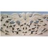 Image 20 : White Painted Wooden Relief-Carved Regency Side Table 55" 25"D, 38"H