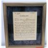 Image 1 : Framed Original 1992 Indy 500 Jim Nabors Vocal Sheet "Back Home in Indiana" by John Tatgenhorst