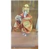 Image 2 : Oriental Figure in Glass Display Case 20" x 16"D x 25.5"H