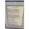 Image 2 : Framed Poem Written to Jim Nabors by Jodi Kilteen, 1982 (20" x 14.5")