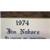 Image 2 : The Jim Nabors Fan Club' Plaque, Signed, 1974 (12" x 10.5")