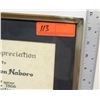 Image 8 : Framed Certificate of Appreciation to Jim Nabors from University of Alabama 1966 (17" x 13")