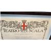 Image 2 : Framed La Scala (Italy Opera House), Autographed Playbill, 1975 (18" x 14")