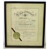 Image 1 : Framed State of Maryland Jim Nabors 'Admiral of the Chesapeake Bay'  1965 Appointment 22" x 19.5"