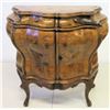 Image 1 : Antique 2-Door Bombe Cabinet w/ Drawers 29"W x 14"D x 29"H