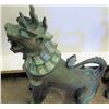 Image 25 : Pair of Fu Dogs w/ Inlaid Accents, Approx. 32" Tall
