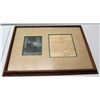 Image 2 : Framed Original 1839 Letter Signed by Jefferson Davis, COA, 25" x 19"