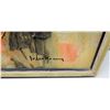 Image 2 : Framed Original Abstract Painting on Canvas, Artist John Young, Signed 19" x 19"