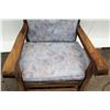Image 2 : Koa Wood Rocking Chair w/ Scroll Armrests (by Martin & McArthur) 44" Back Ht.