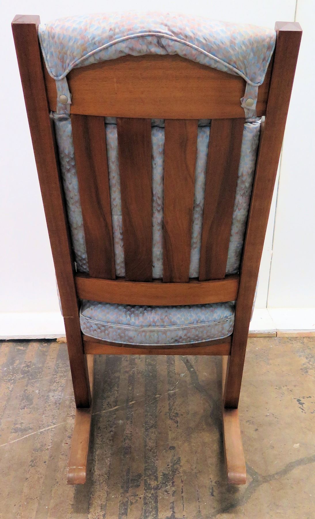 Koa Wood Rocking Chair w/ Scroll Armrests (by Martin & McArthur) 44 ...