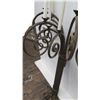 Image 8 : Pair of Tall Cast Iron Wall-Mount Candelabra 59"H, Approx. 35"W