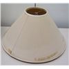 Image 8 : Pair of Milk White Urn Ceramic Lamps, w/ Natural Wood Base & Top Fittings 32"H