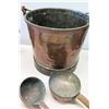 Image 2 : Misc. Brass/Copper? Baskets, Buckets, etc.