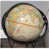 Image 2 : Globe on Tall Metal Stand, 33" H
