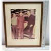 Image 4 : Framed Photograph of Jim Nabors with Robert Goulet