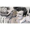 Image 3 : Framed Black & White Photograph of Jim Nabors & Muppet Show Characters