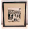 Image 1 : Framed Black & White Photograph of Jim Nabors & Carol Burnett