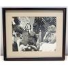 Image 1 : Framed Black & White Photograph of Jim Nabors & Dinah Shore