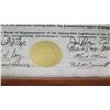 Image 5 : Framed Jim Nabors Hawaii Certificate of Talents w/ Signatures & Gold Seal