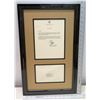 Image 9 : Framed & Signed 80th Birthday Letter from Senator Daniel K. Inouye to Jim Nabors 2010
