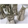Image 2 : Qty 11 Metal Animal Figurine Drinking Cups