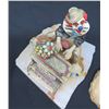 Image 8 : Qty 3 Clown Figurines on Natural Stone Bases, Signed by Artist Ron Lee