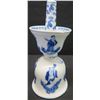 Image 24 : Glazed Blue & White Painted Jar, Animal Figurines, Shoes, Mortar/Pestle