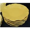 Image 2 : Yellow Dishware Set: Salad & Dinner Plates, Bowls, Cups, Serving Bowl, Platter