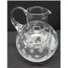 Image 2 : Tiffany & Co. Pitcher with Etched Accents 8.5" H