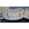 Image 2 : Sheffield Flat Platter w/ Removal Curved Crystal Bowls