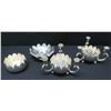 Image 1 : Matching Lotus Candelabras and Bowls, 4-Piece, Reed & Barton