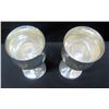 Image 2 : 2 Stemmed Wine Goblets, Marked 'Reed & Barton Sterling X115' Monogrammed 'N'