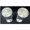 Image 2 : 2 Stemmed Wine Goblets, Marked 'Reed & Barton Sterling X115' Monogrammed 'N'