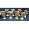 Image 2 : Pair of Tall Metal Baskets & 8 Vases (Approx. 8.5" Tall)