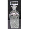 Image 1 : Crystal Decanter, Dublin, Approx. 11" H