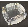 Image 2 : Small Frosted Lalique Tray, Horse Figurine & Fish Motif Vase