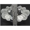 Image 8 : Lalique (France) Bowl with Frosted Rim 8.5" x 7" x 3.5" H