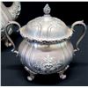 Image 4 : Serving Set: Creamer, Sugar Bowls,Teapot, Coffee Pot (Marked 'Webster Wilcox International Silver Co