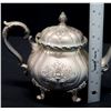 Image 7 : Serving Set: Creamer, Sugar Bowls,Teapot, Coffee Pot (Marked 'Webster Wilcox International Silver Co
