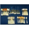 Image 1 : Gold Tone Oneida Flatware Set