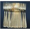 Image 2 : Gold Tone Oneida Flatware Set