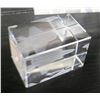 Image 2 : Qty 3 Glass Blocks with Lasered Images (Inscriptions: Indy 500, from General & Mrs. James L. Jones)