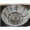 Image 2 : Textured Glass Dinner Plates, Salad Plates, Salad Serving Bowl