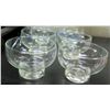 Image 2 : Qty 6 Footed Glass Bowls